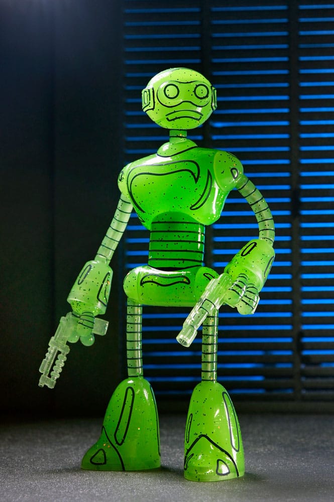 Teenage Mutant Ninja Turtles (Mirage Comics) Actionfigur Transmat Fugitoid GID 18 cm - Preorder - ETA: 19.09.2025