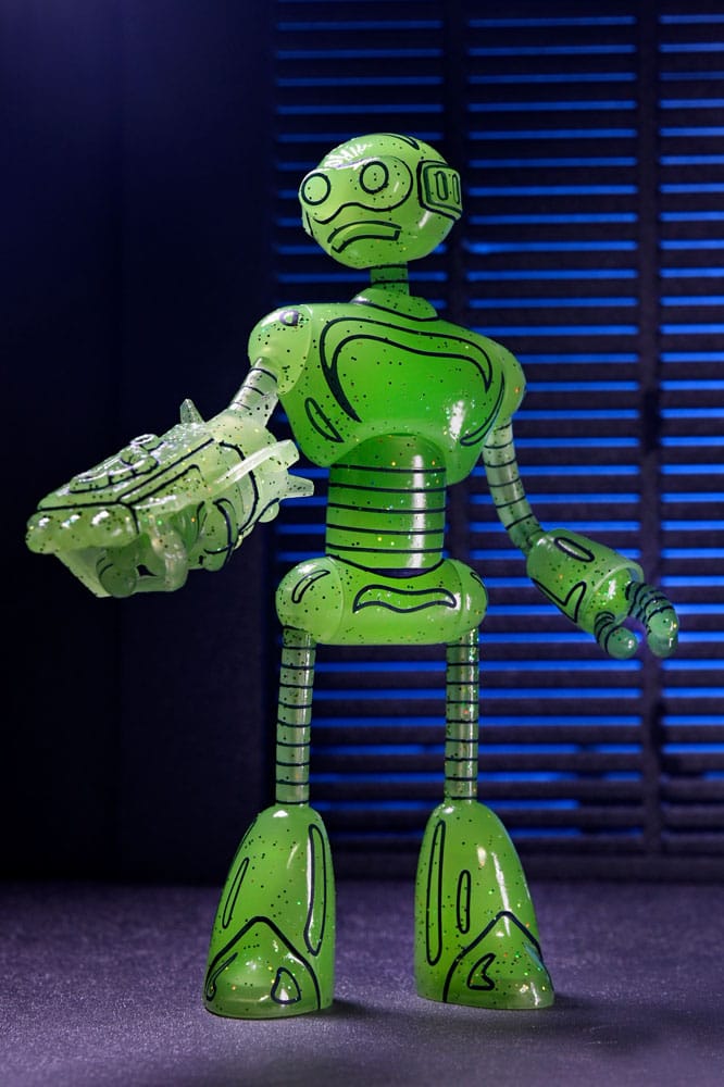Teenage Mutant Ninja Turtles (Mirage Comics) Actionfigur Transmat Fugitoid GID 18 cm - Preorder - ETA: 19.09.2025