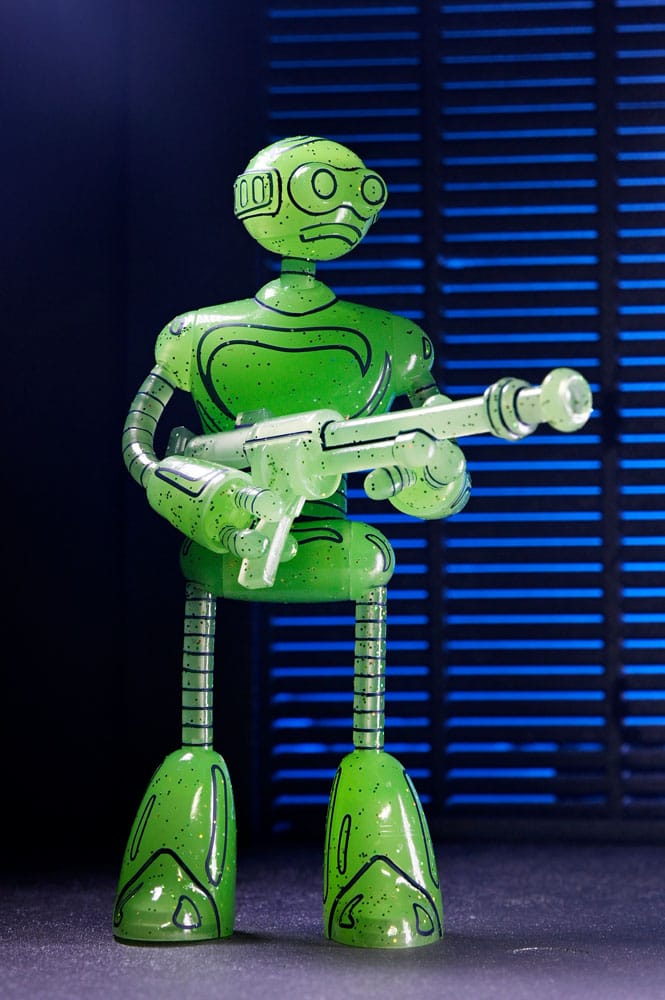 Teenage Mutant Ninja Turtles (Mirage Comics) Actionfigur Transmat Fugitoid GID 18 cm - Preorder - ETA: 19.09.2025