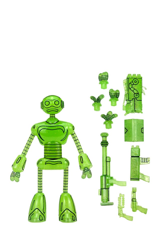 Teenage Mutant Ninja Turtles (Mirage Comics) Actionfigur Transmat Fugitoid GID 18 cm - Preorder - ETA: 19.09.2025