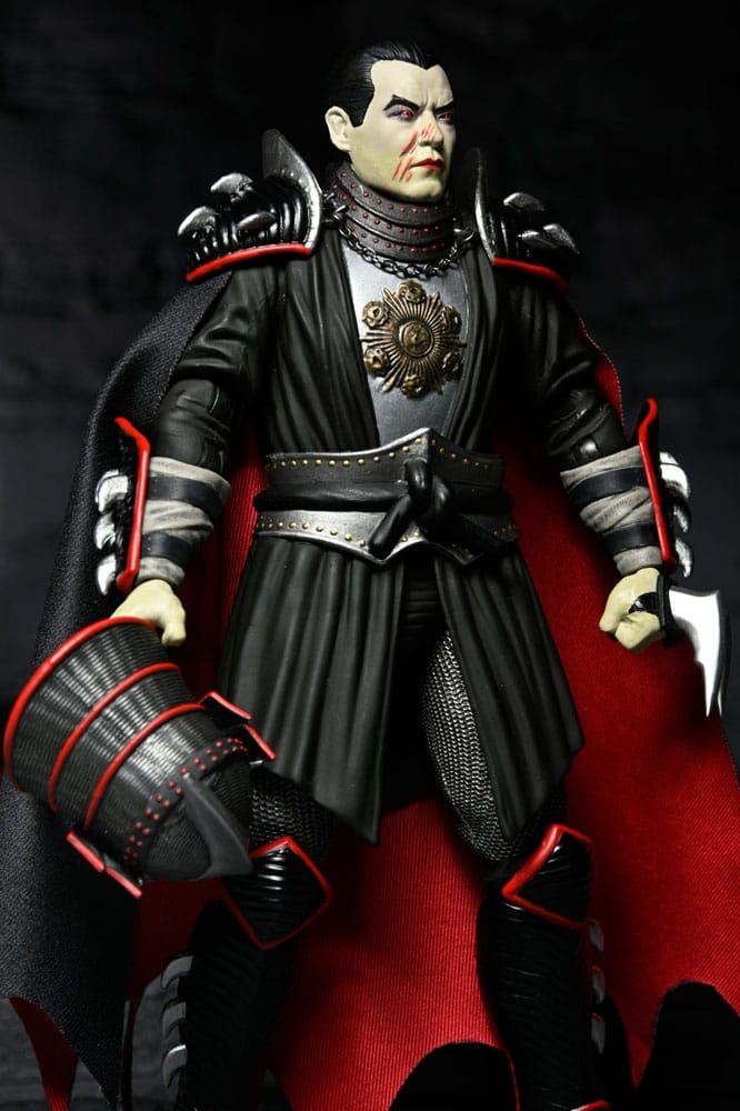 Teenage Mutant Ninja Turtles x Universal Monsters Actionfiguren Shredder as Dracula Classic Colors 18 cm - Preorder - ETA: 19.09.2025