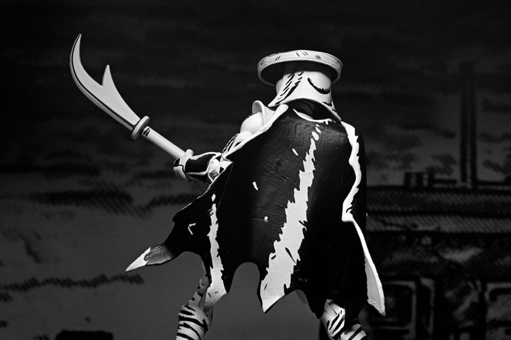 Teenage Mutant Ninja Turtles Actionfigur Elite Foot Ninja Guard Black & White 18 cm - Preorder - ETA: 15.10.2025