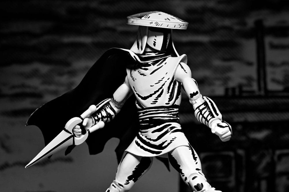 Teenage Mutant Ninja Turtles Actionfigur Elite Foot Ninja Guard Black & White 18 cm - Preorder - ETA: 15.10.2025