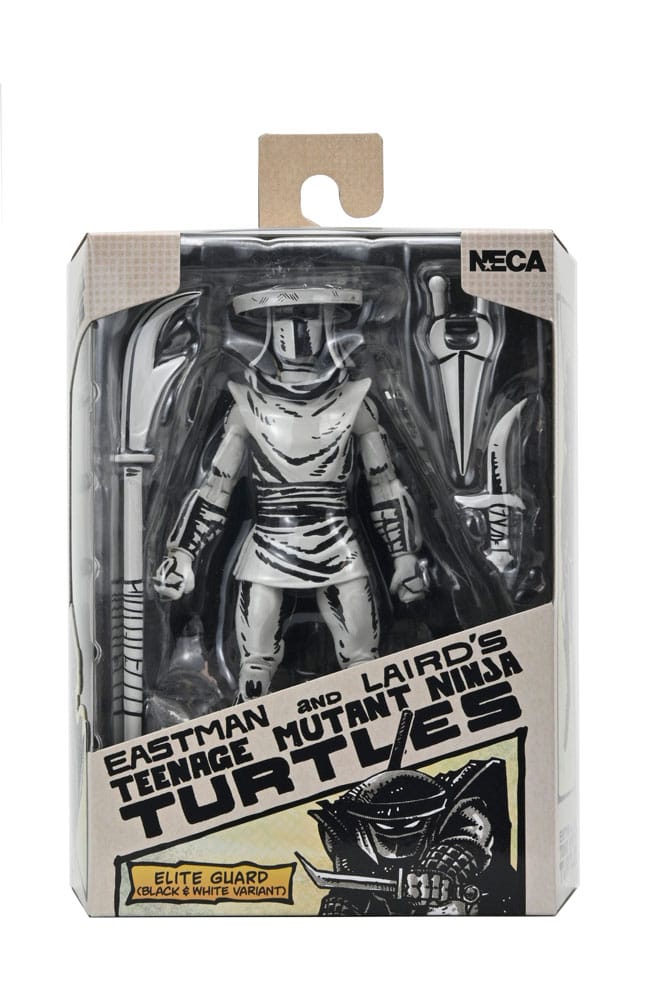 Teenage Mutant Ninja Turtles Actionfigur Elite Foot Ninja Guard Black & White 18 cm - Preorder - ETA: 15.10.2025