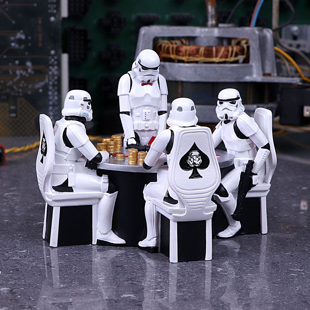Star Wars Diorama Stormtrooper Poker Face 18 cm - Versand: 5-7 Tage nach Bestellung