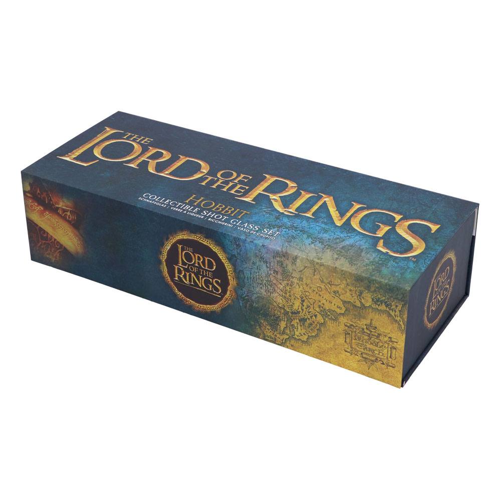 Herr der Ringe Schnapsgläser 4er-Pack Hobbits - Versand: 5-7 Tage nach Bestellung