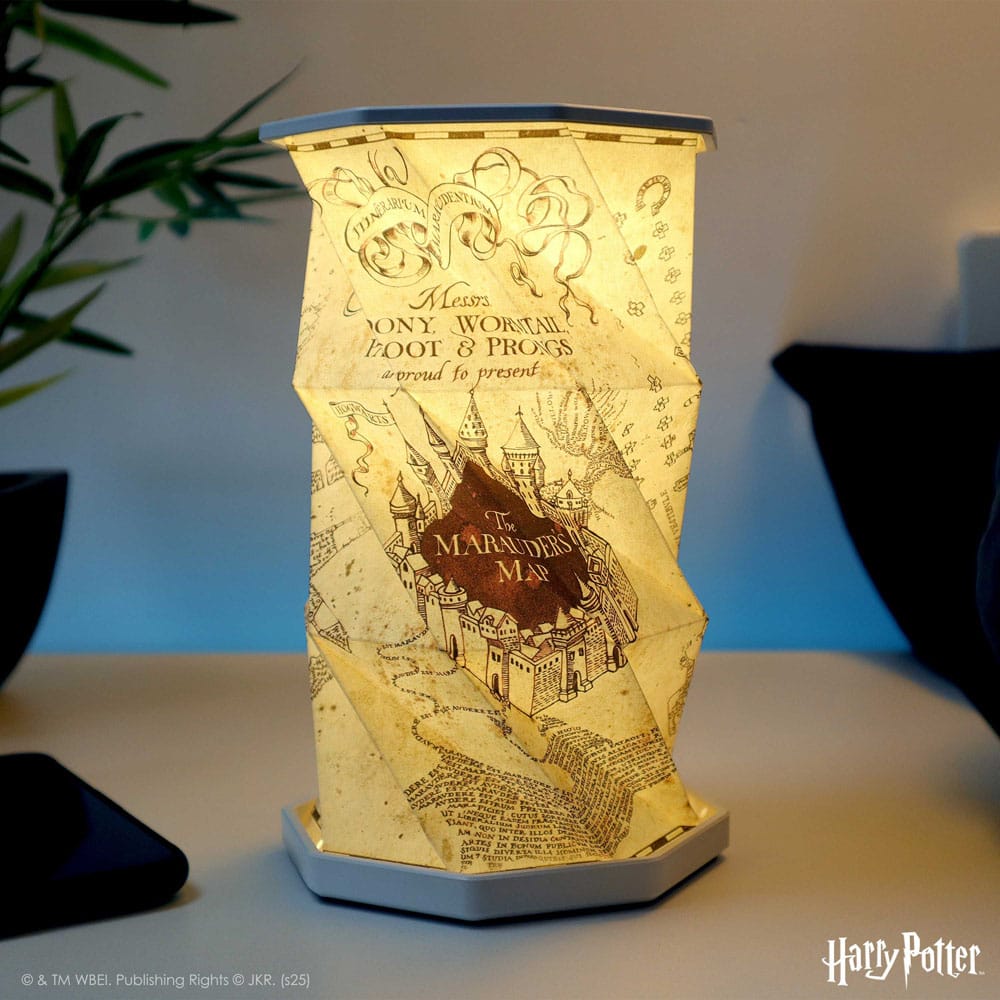Harry Potter faltbare Lampe Marauders Map 15 cm - Preorder - ETA: 08.09.2025