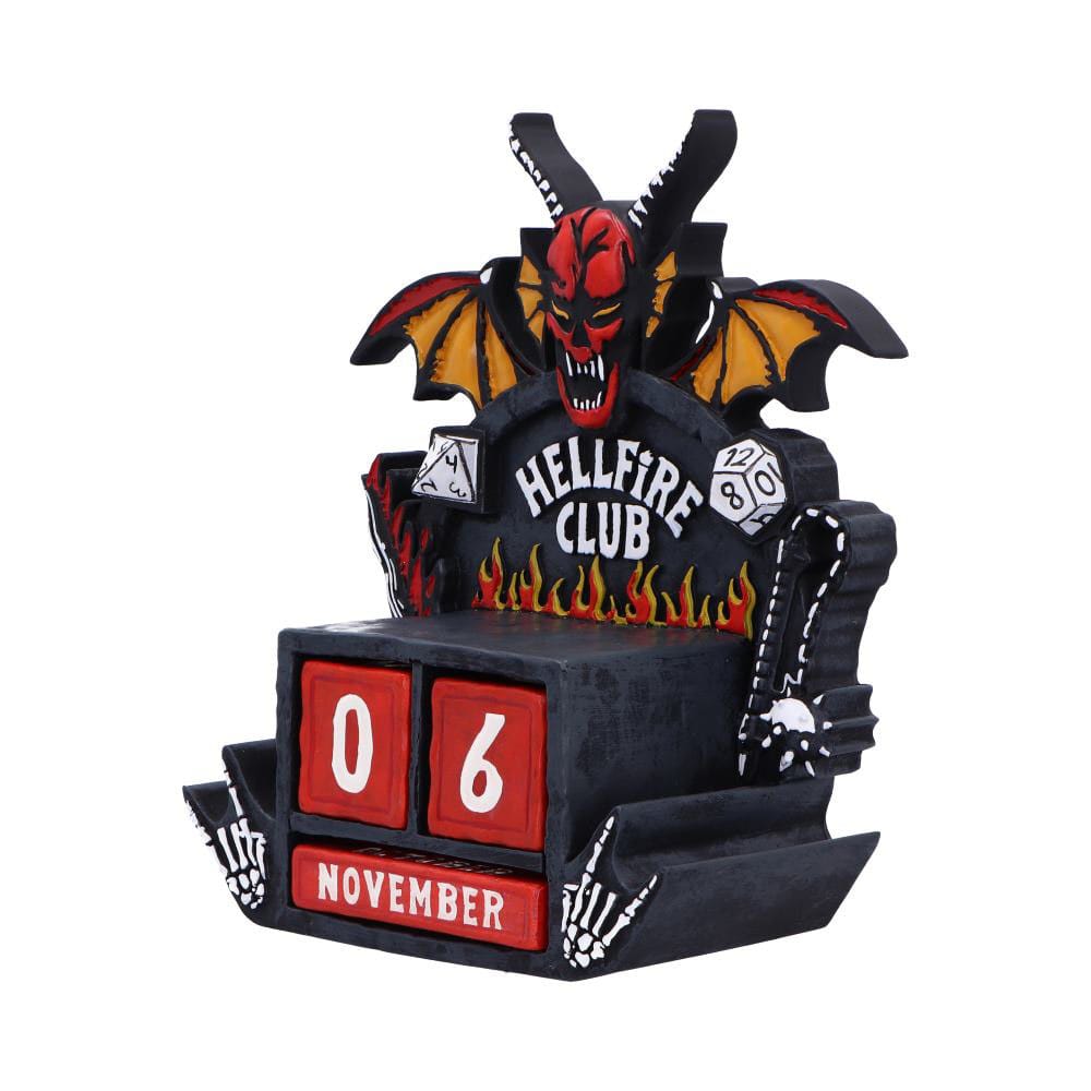 Stranger Things Ewiger Kalender Hellfire Club 15 cm - Preorder - ETA: 25.02.2026