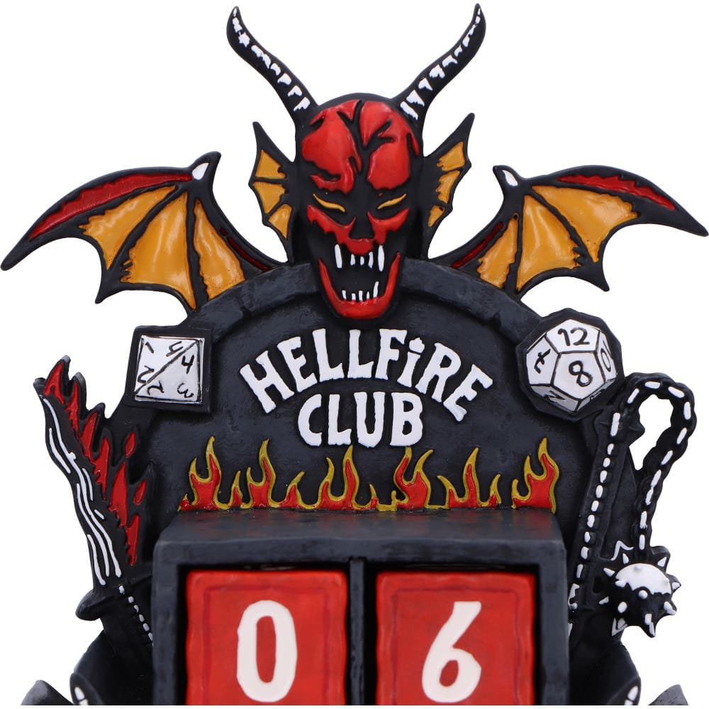 Stranger Things Ewiger Kalender Hellfire Club 15 cm - Preorder - ETA: 25.02.2026