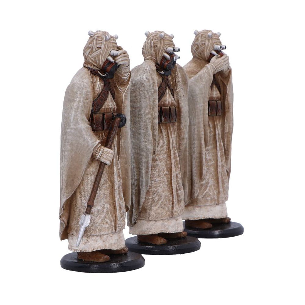 Original Stormtrooper Statue Three Wise Tusken Raiders 14 cm - Versand: 7 Tage nach Bestellung
