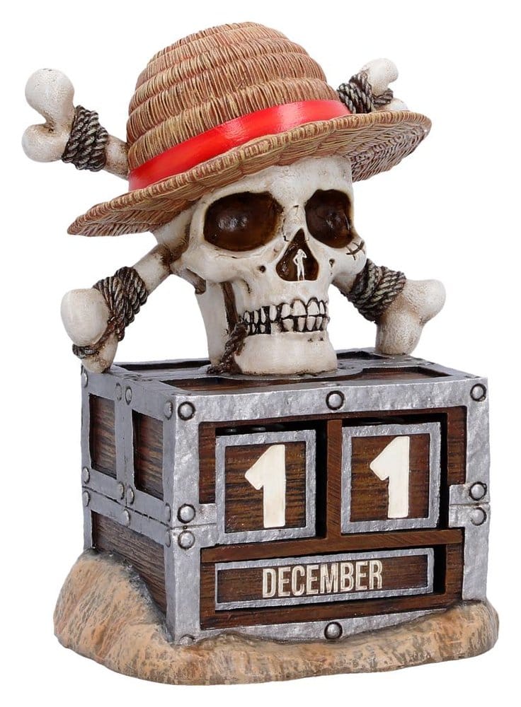 One Piece Ewiger Kalender Luffy Jolly Roger 16 cm - Versand: 7 Tage nach Bestellung