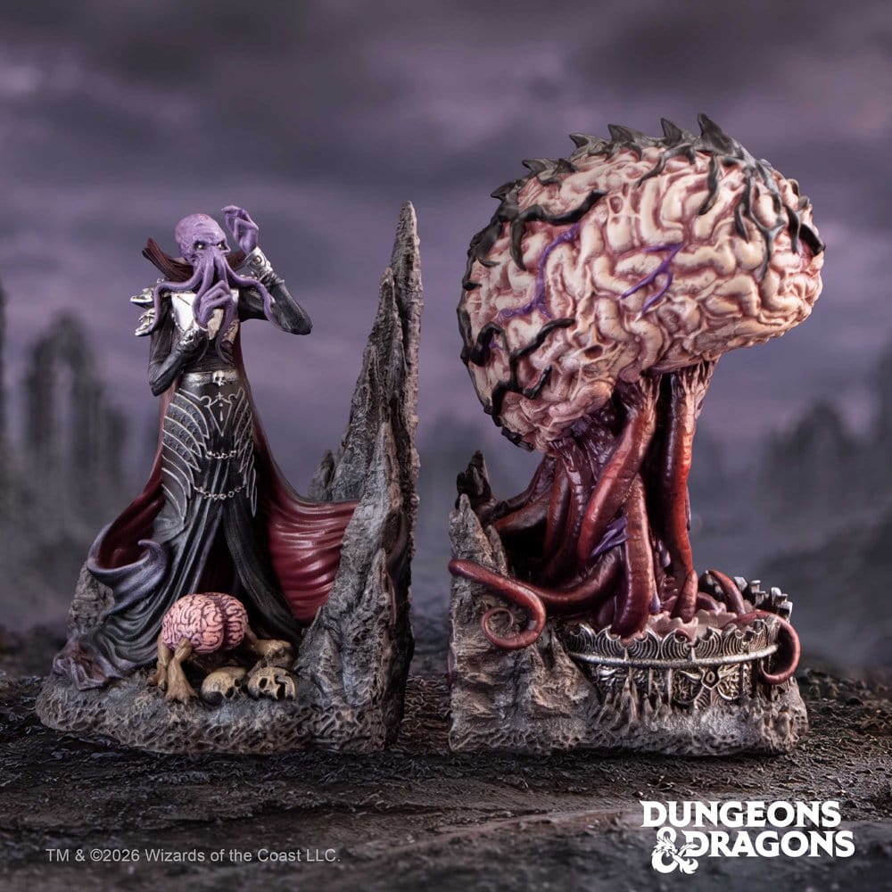 Dungeons & Dragons Buchstützen Illithid 20 cm - Preorder - ETA: 25.09.2026