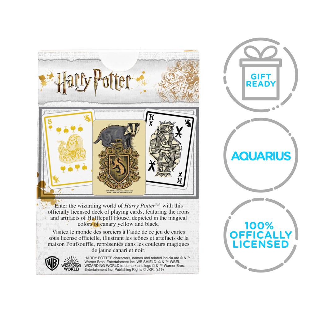 Harry Potter Spielkarten Hufflepuff - Versand: 5-7 Tage nach Bestellung