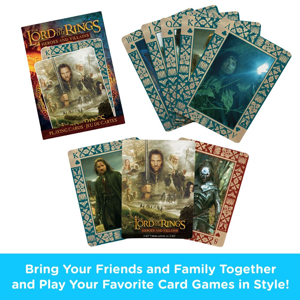 Herr der Ringe Spielkarten Heroes and Villains - Preorder - ETA: 27.10.2025