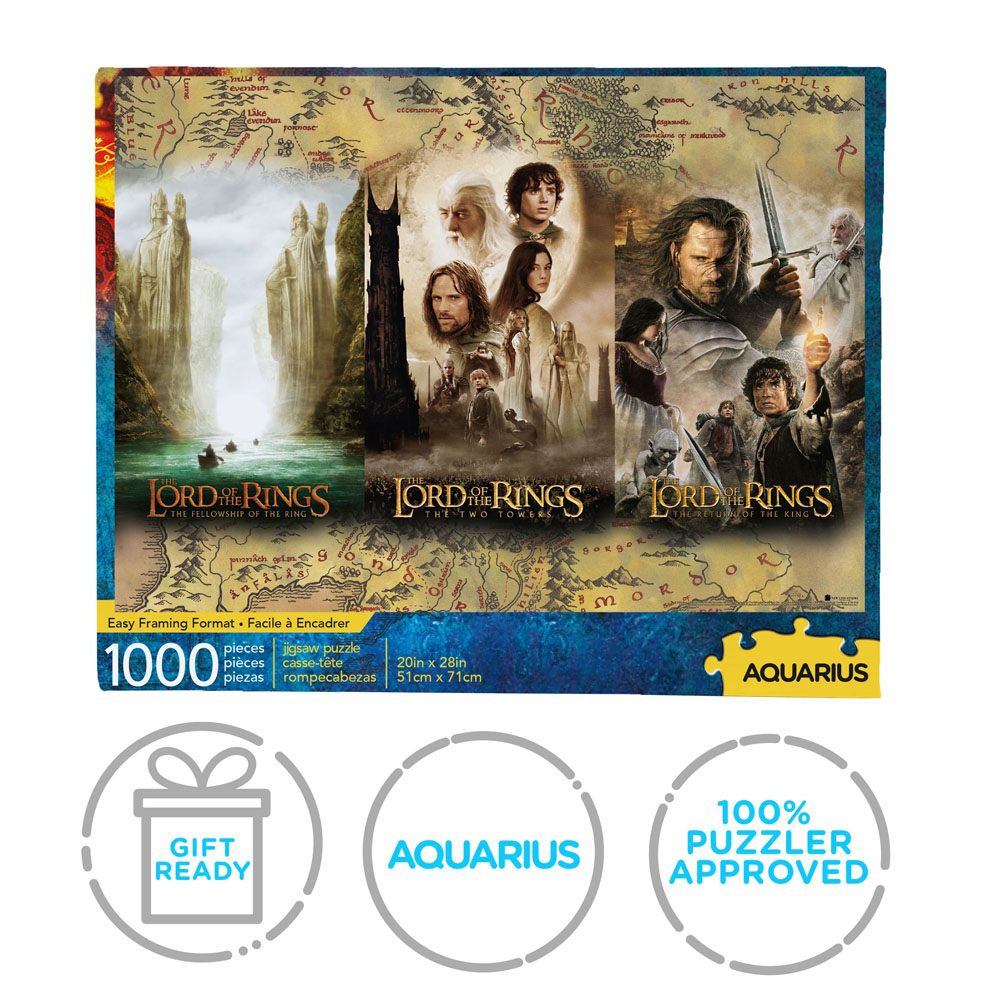 Herr der Ringe Puzzle Triptych (1000 Teile) - Versand: 5-7 Tage nach Bestellung