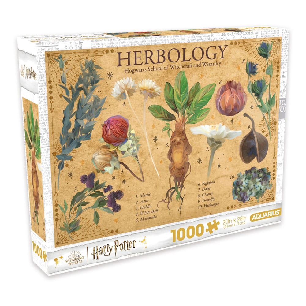 Harry Potter Puzzle Herbology (1000 Teile) - Versand: 7 Tage nach Bestellung
