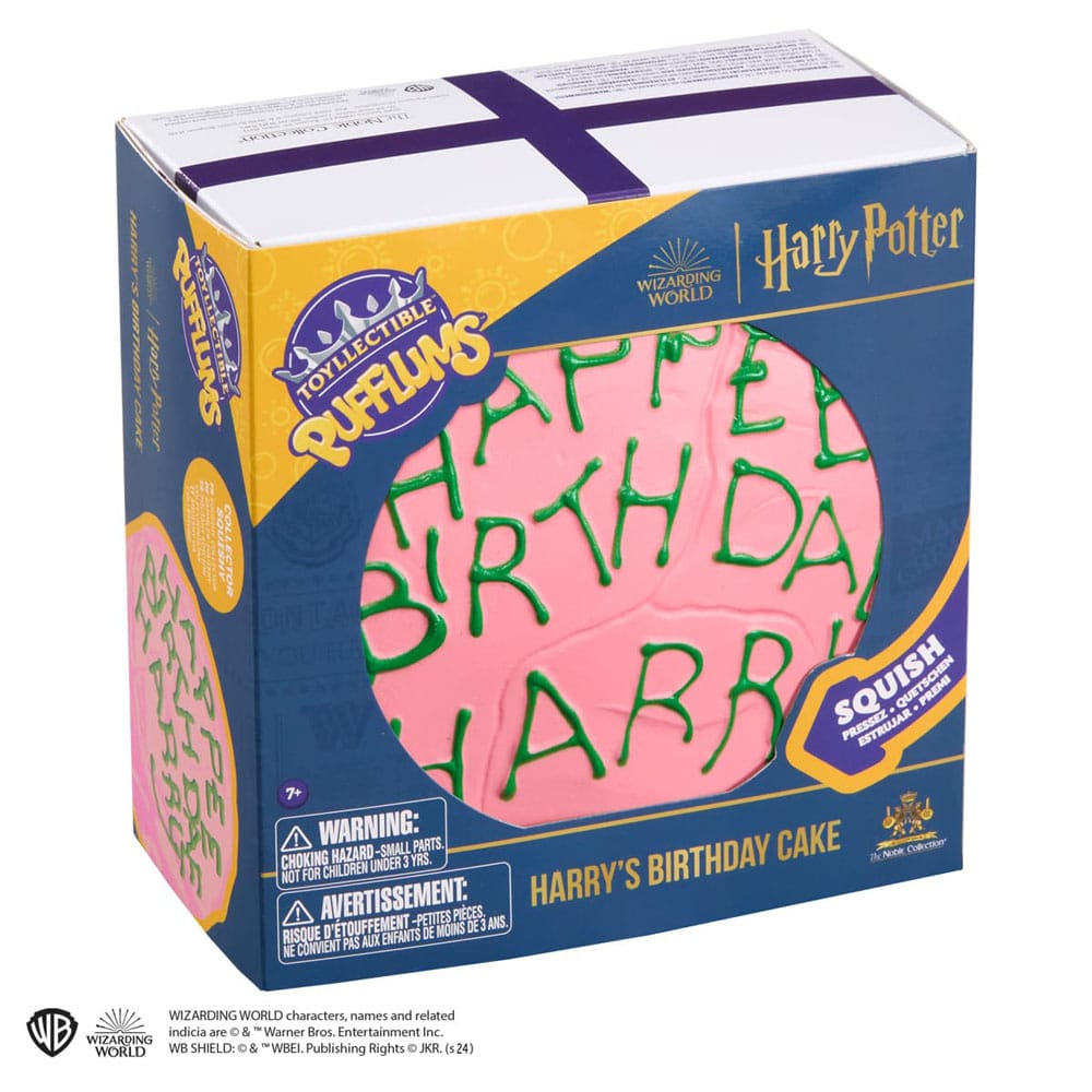 Harry Potter Squishy Anti-Stress-Figur Pufflums Harry Potter Birthday Cake 14 cm - Versand: 5-7 Tage nach Bestellung