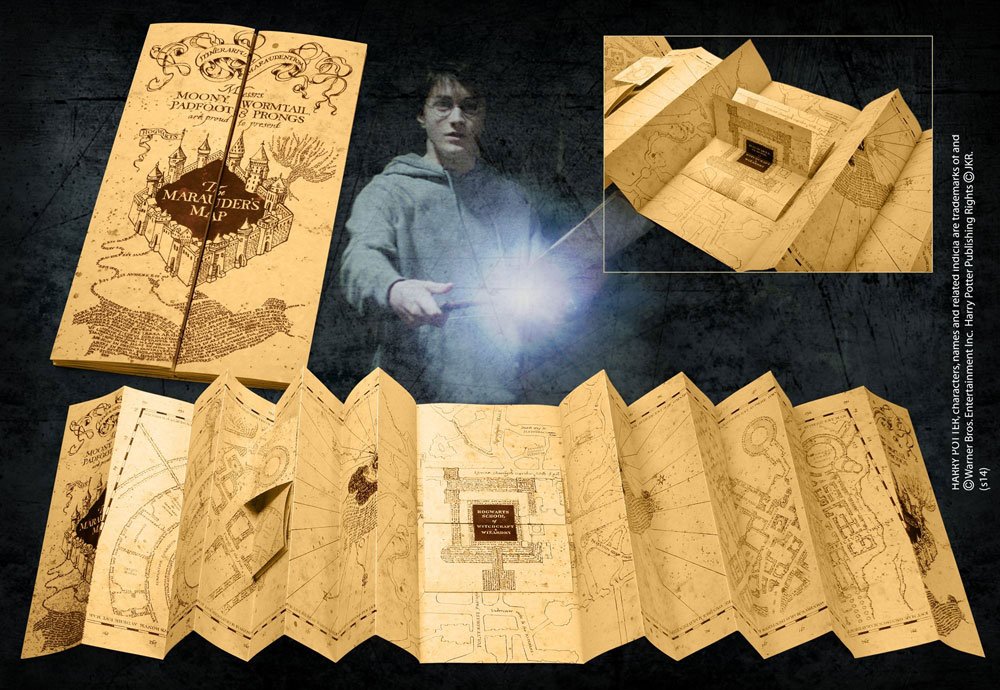 Harry Potter Replik 1/1 Die Karte des Herumtreibers - Preorder - ETA: 13.10.2026