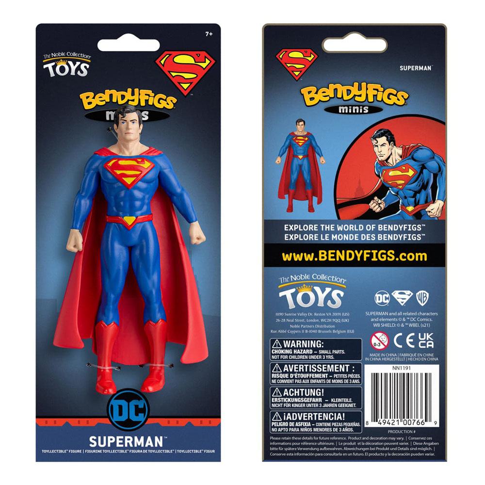 DC Comics Bendyfigs Biegefigur Superman 14 cm - Versand: 5-7 Tage nach Bestellung