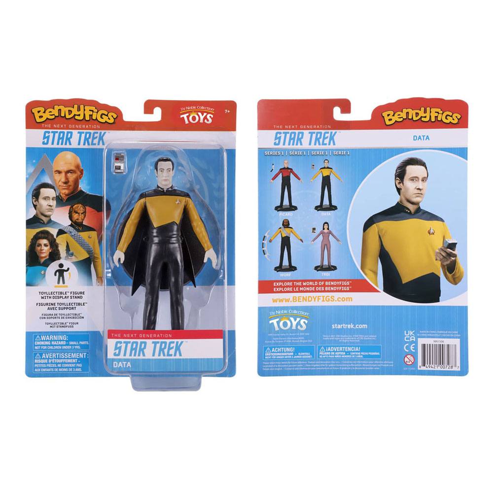 Star Trek: The Next Generation Bendyfigs Biegefigur Lt. Cmdr. Data 19 cm - Preorder - ETA: 05.11.2025