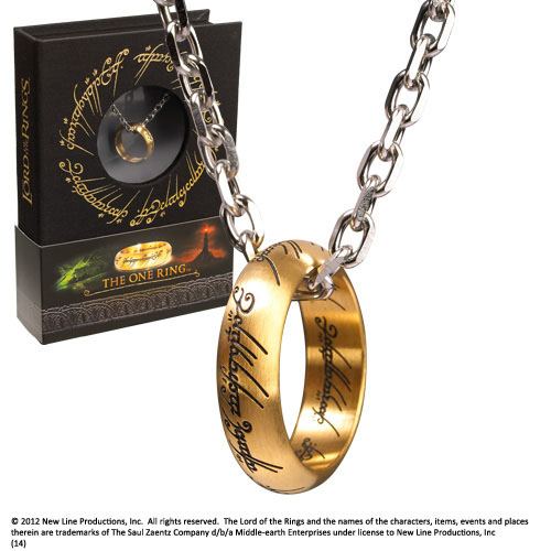 Herr der Ringe Edelstahl-Kette Der Eine Ring - Versand: 7 Tage nach Bestellung