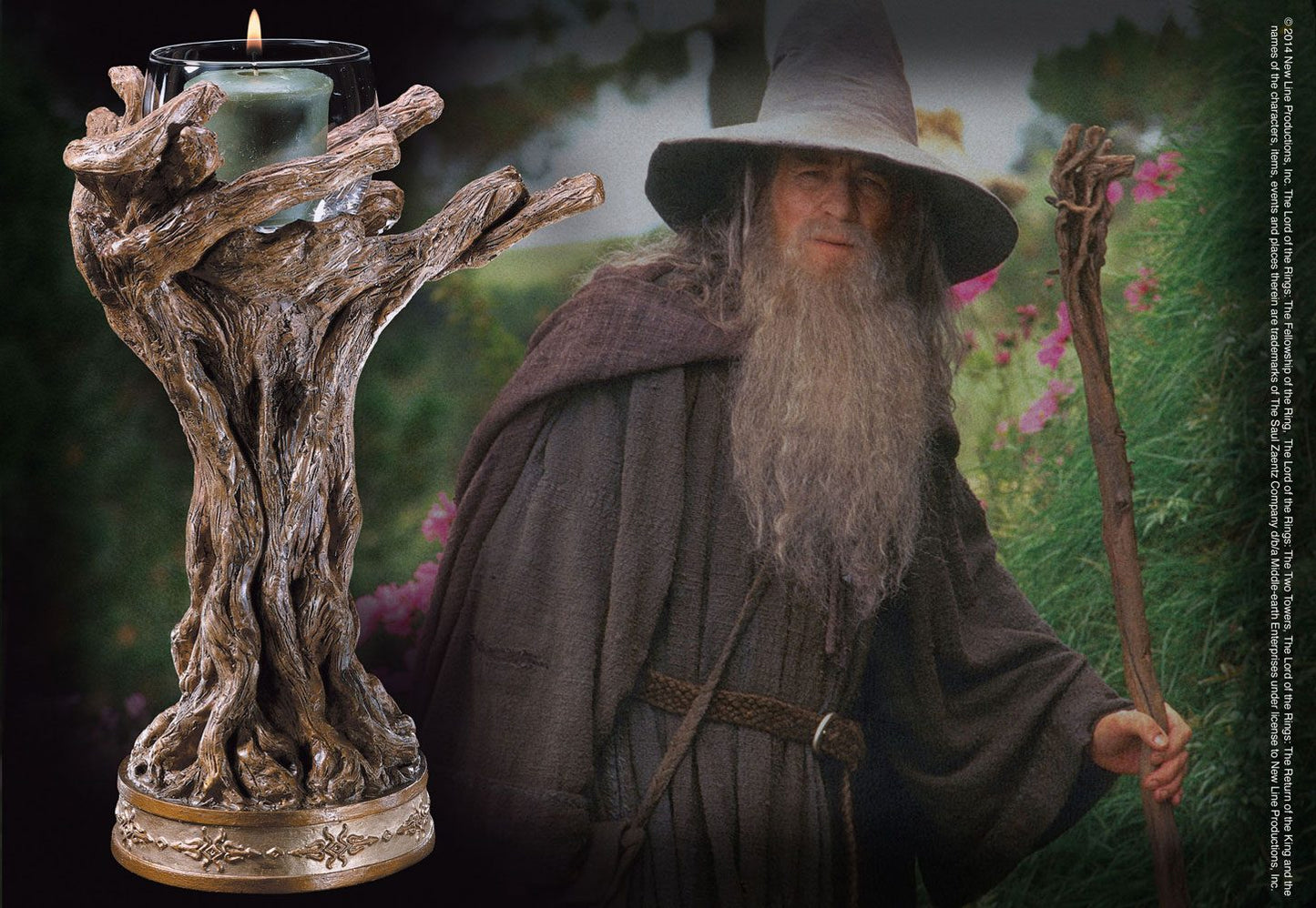 Herr der Ringe Kerzenstaender Gandalf der Graue 23 cm - Preorder - ETA: 13.10.2026