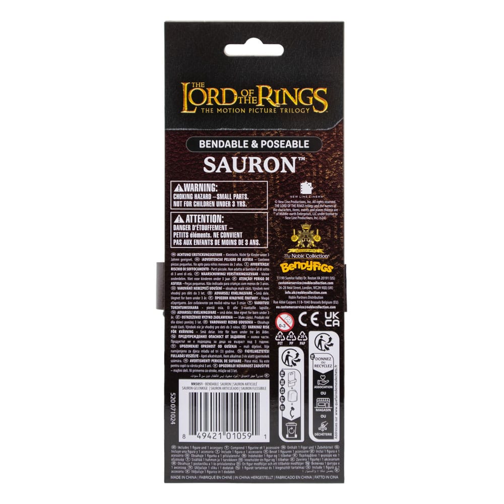 Herr der Ringe Bendyfigs Biegefigur Sauron 19 cm - Preorder - ETA: 18.10.2025