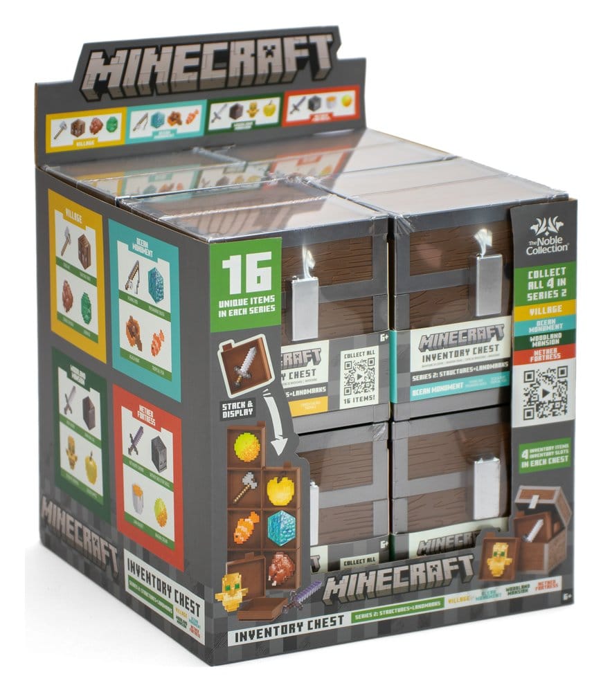 Minecraft Minifiguren Loot Chest Series 2 Blind Box Display (16) - Preorder - ETA: 24.12.2026