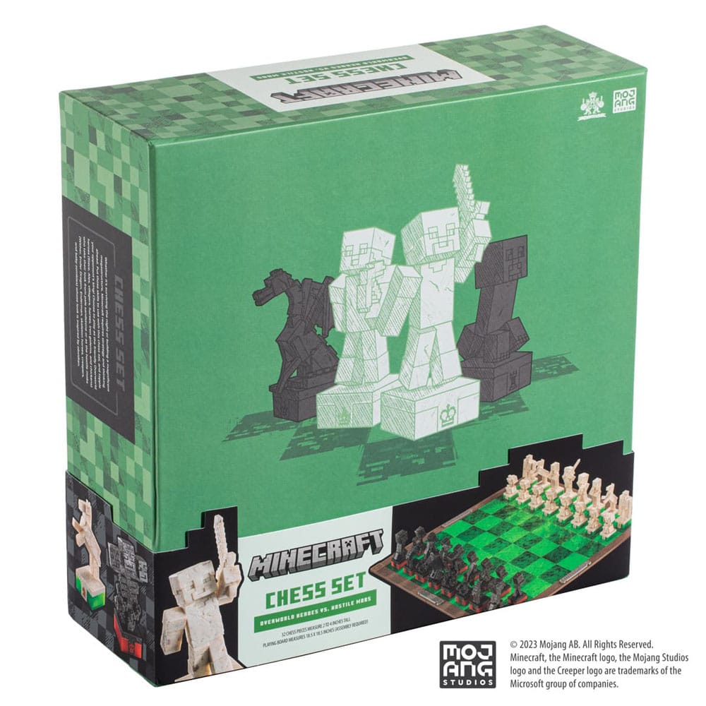Minecraft Schachspiel Overworld Heroes vs. Hostile Mobs - Preorder - ETA: 23.10.2025