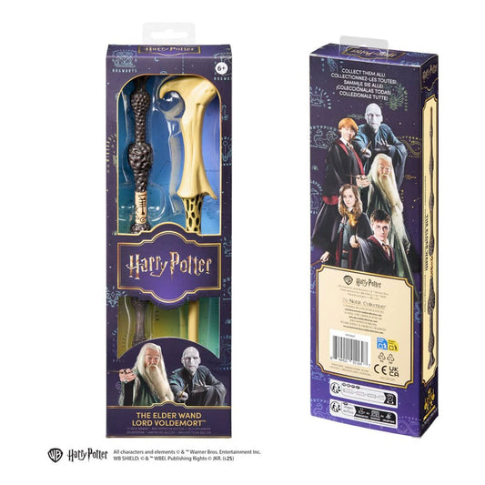 Harry Potter Rollenspiel Doppelpack Zauberstäbe The Elder & Lord Voldemort 30 cm - Versand: 5-7 Tage nach Bestellung