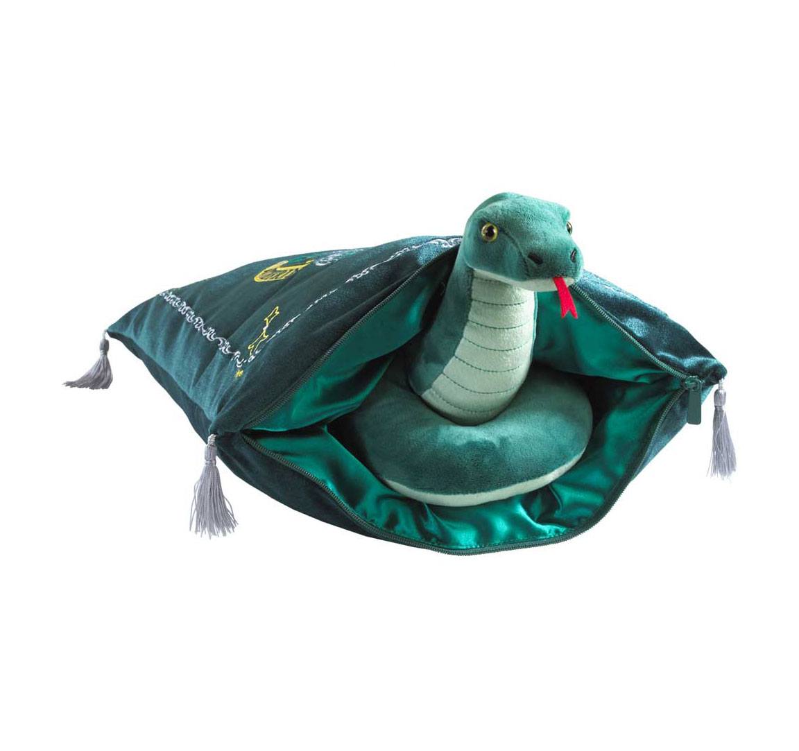 Harry Potter House Mascot Kissen mit Plüschfigur Slytherin - Versand: 5-7 Tage nach Bestellung