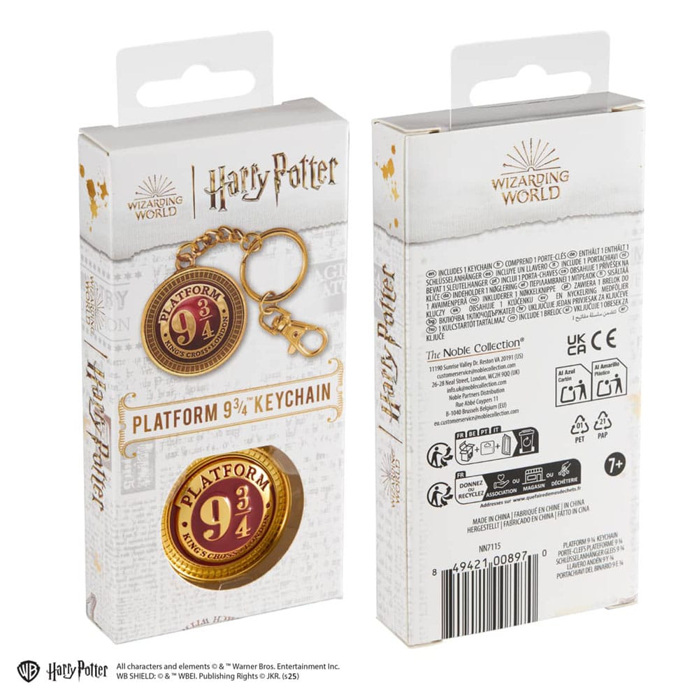 Harry Potter Metall Schlüsselanhänger Platform 9 3/4 - Preorder - ETA: 29.12.2025