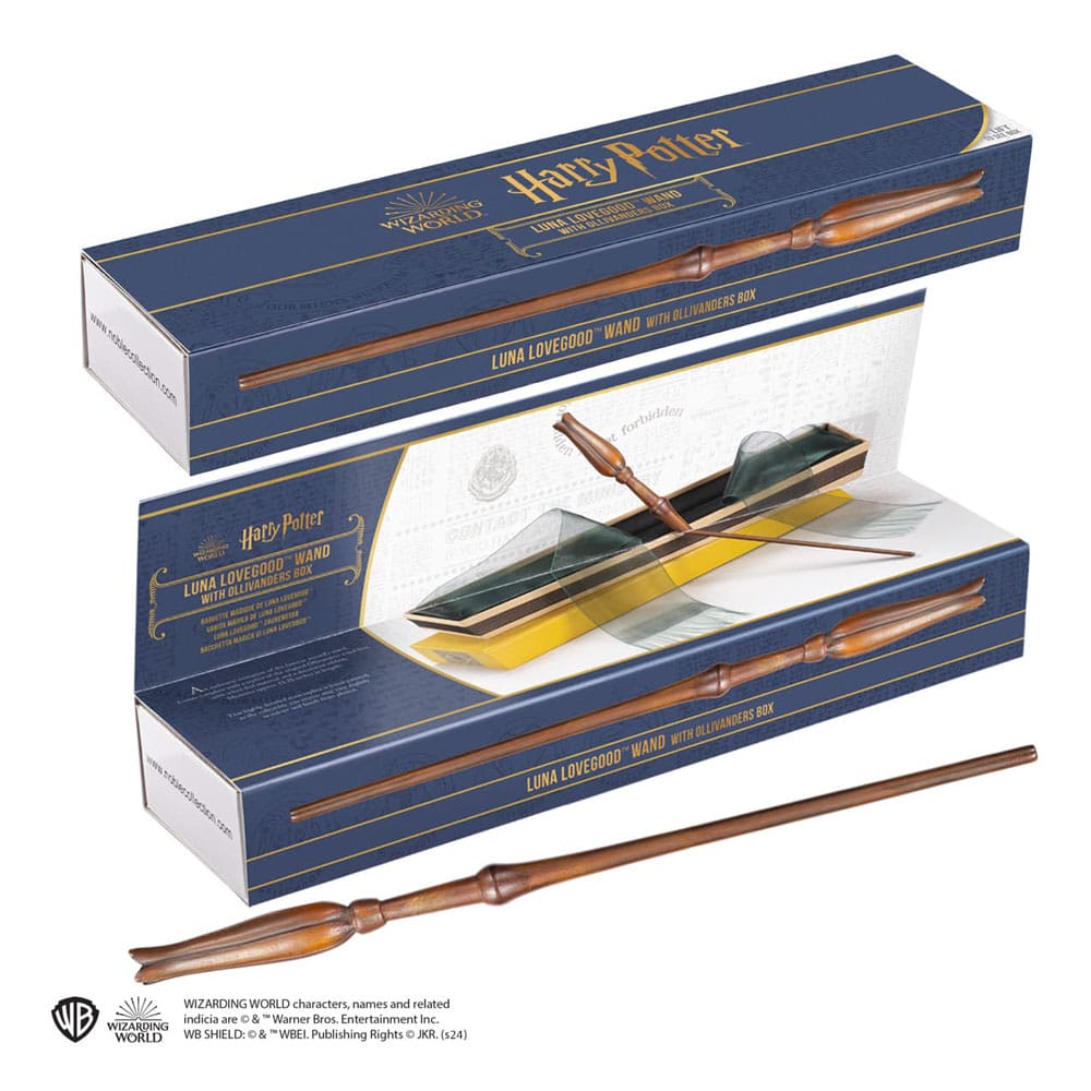 Harry Potter Zauberstab-Replik 1/1 in Ollivanders Box - Luna Lovegood 34 cm - Preorder - ETA: 05.11.2025