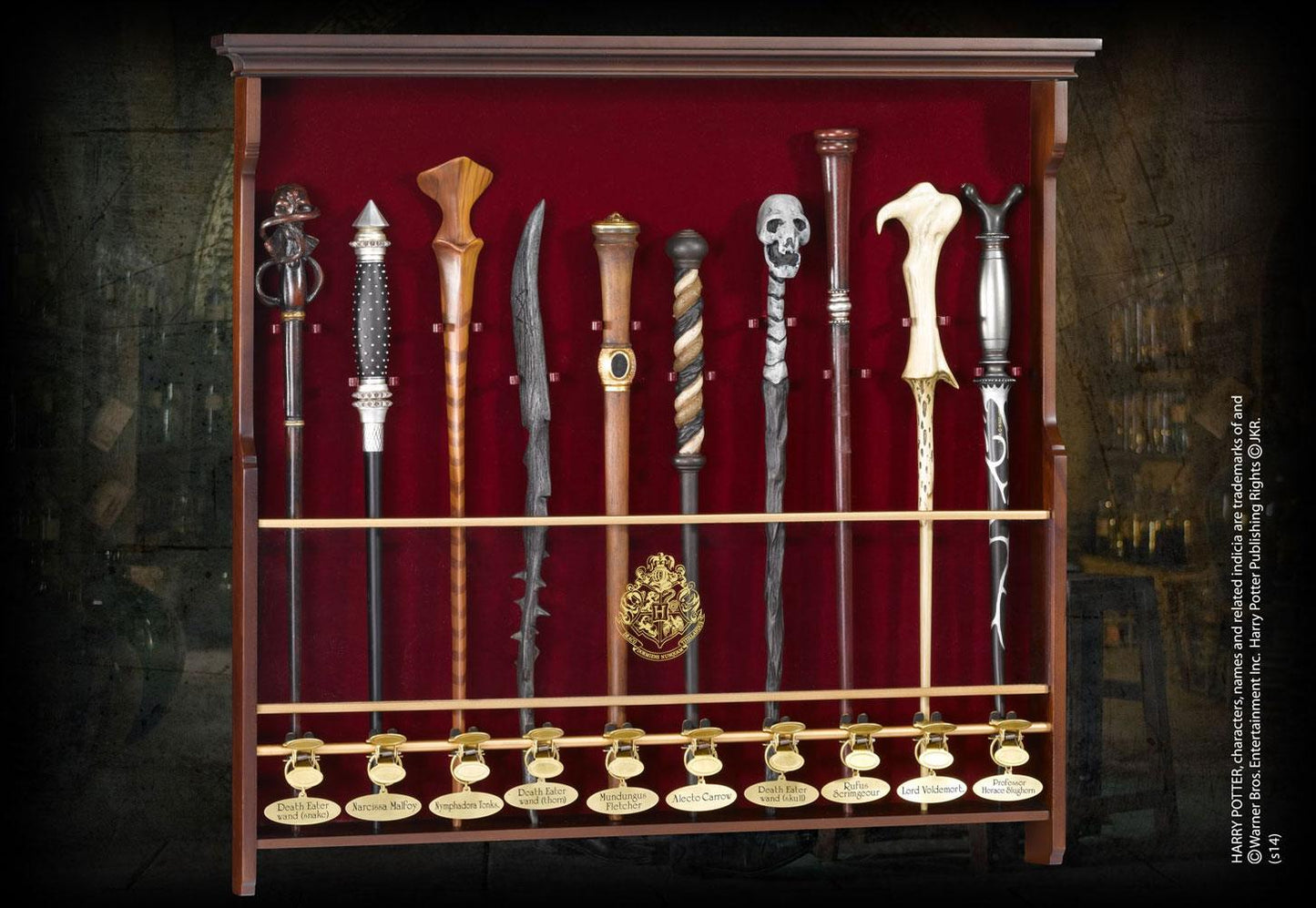 Harry Potter Wandhalterung für 10 Zauberstäbe - Versand: 7 Tage nach Bestellung