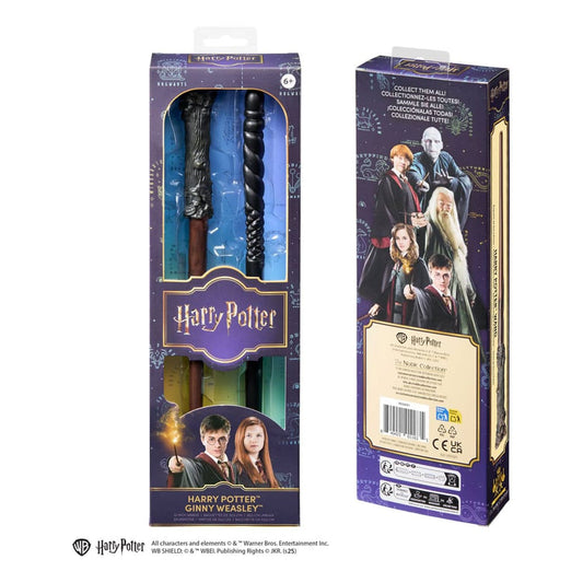 Harry Potter Rollenspiel Doppelpack Zauberstäbe Harry Potter & Ginny Weasley 30 cm - Versand: 5-7 Tage nach Bestellung
