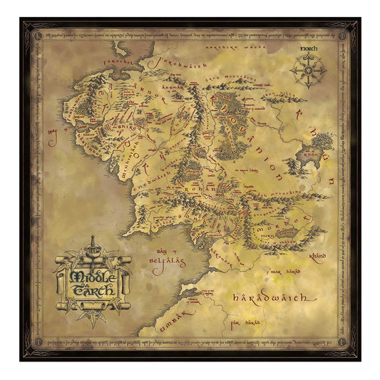 Herr der Ringe Puzzle Middle Earth (1000 Teile) - Preorder - ETA: 29.12.2025