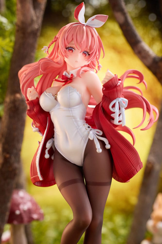Original Character PVC Statue 1/7 White Rabbit Illustrated by Rosuuri Deluxe Version 24 cm - Versand: 5-7 Tage nach Bestellung