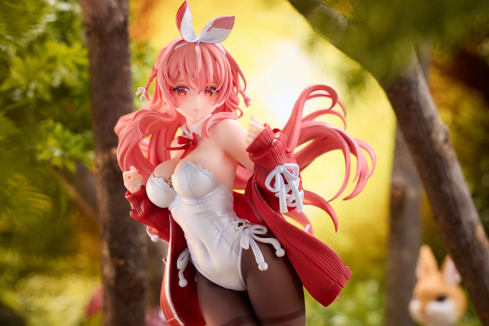 Original Character PVC Statue 1/7 White Rabbit Illustrated by Rosuuri Deluxe Version 24 cm - Versand: 5-7 Tage nach Bestellung