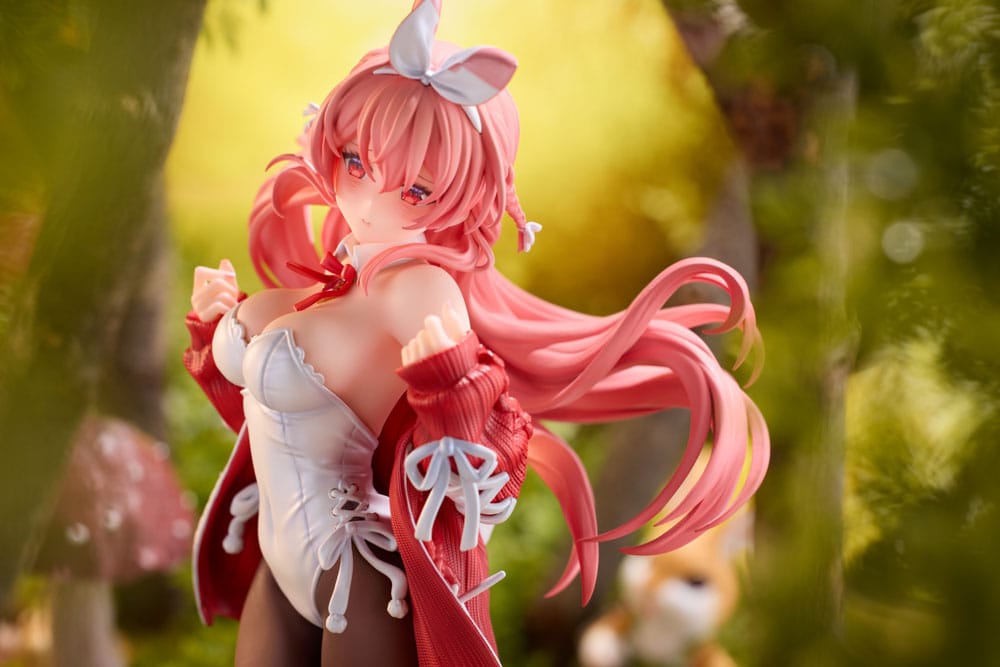 Original Character PVC Statue 1/7 White Rabbit Illustrated by Rosuuri Deluxe Version 24 cm - Versand: 5-7 Tage nach Bestellung