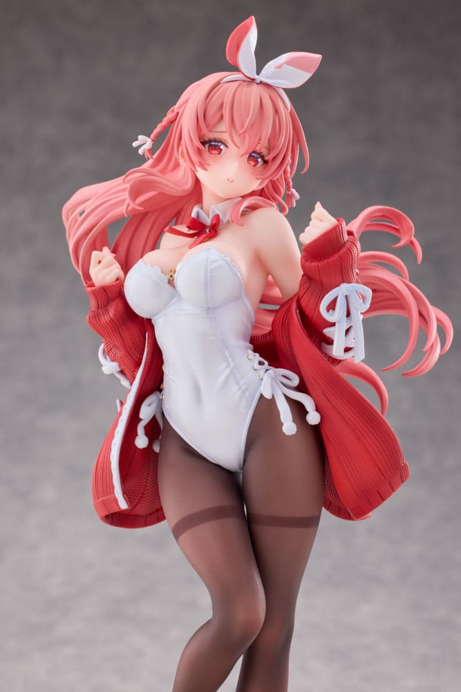 Original Character PVC Statue 1/7 White Rabbit Illustrated by Rosuuri Deluxe Version 24 cm - Versand: 5-7 Tage nach Bestellung