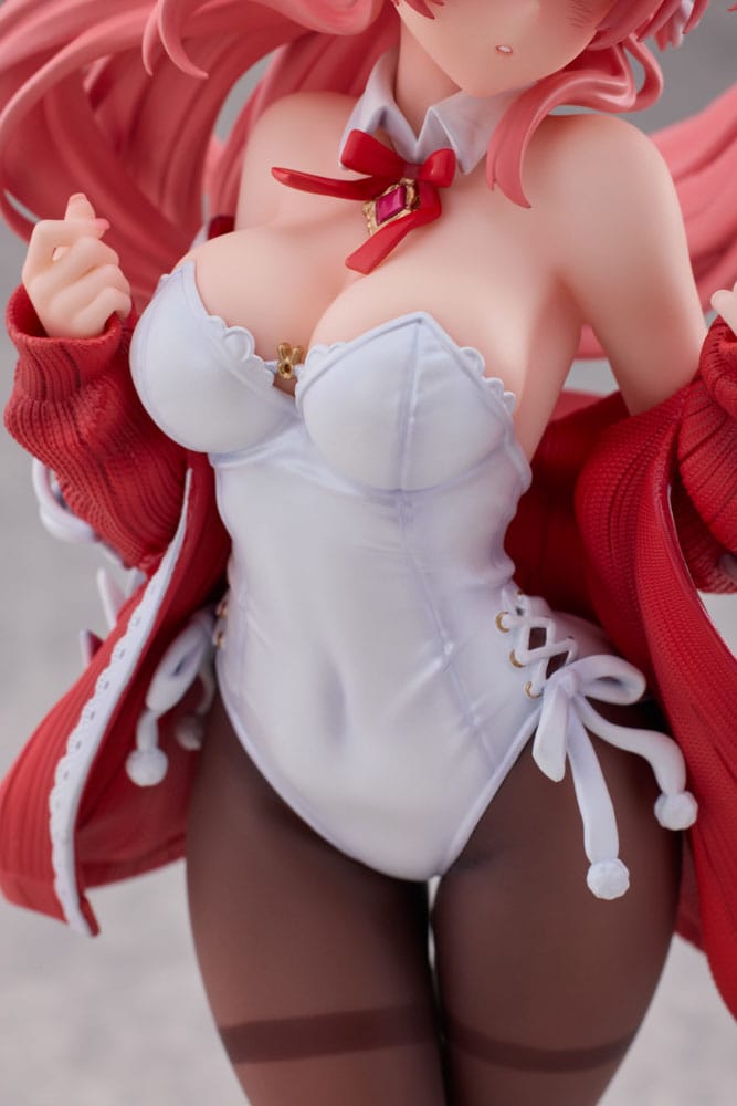 Original Character PVC Statue 1/7 White Rabbit Illustrated by Rosuuri Deluxe Version 24 cm - Versand: 5-7 Tage nach Bestellung