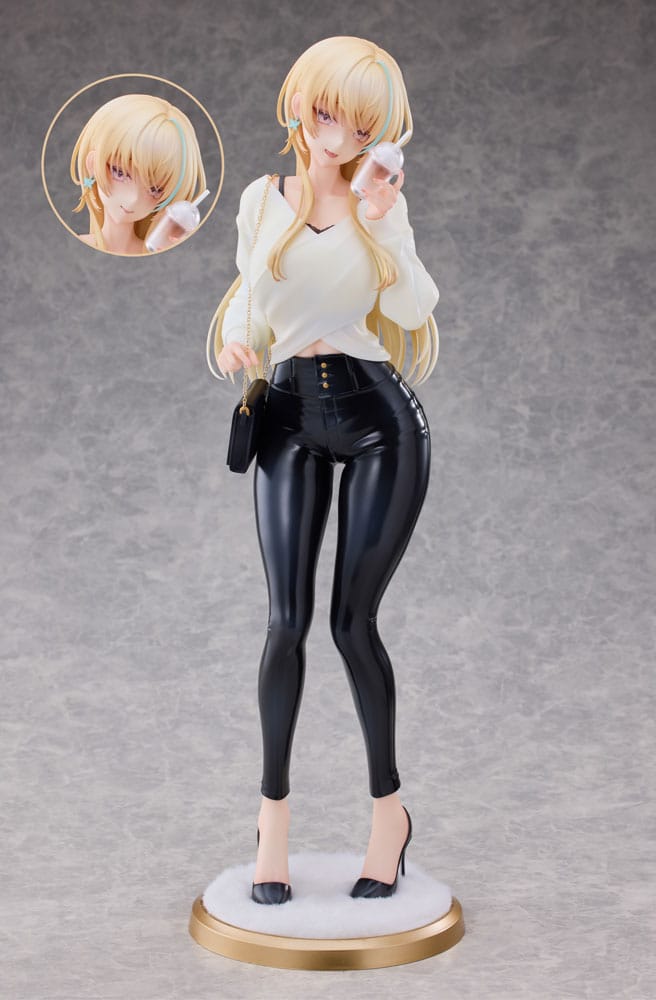 Original Character Statue 1/4 Aoi Koigakubo Illustrated by Fujiko Leather Pants Deluxe Edition 42 cm - Preorder - ETA: 25.08.2026