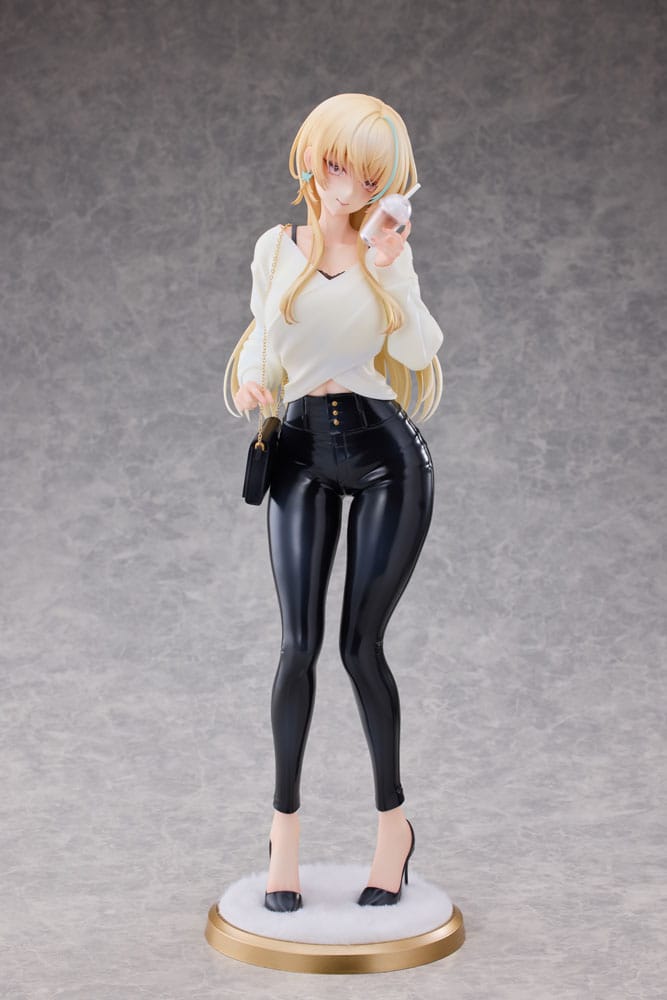 Original Character Statue 1/4 Aoi Koigakubo Illustrated by Fujiko Leather Pants Deluxe Edition 42 cm - Preorder - ETA: 25.08.2026