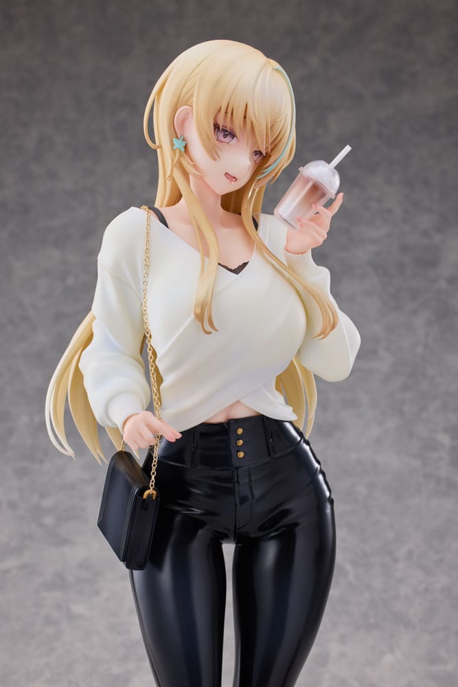 Original Character Statue 1/4 Aoi Koigakubo Illustrated by Fujiko Leather Pants Deluxe Edition 42 cm - Preorder - ETA: 25.08.2026