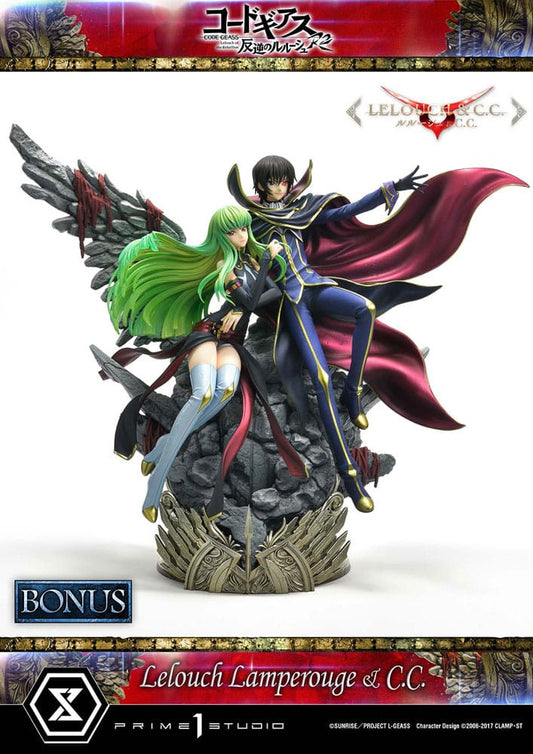 Code Geass: Lelouch of the Rebellion Concept Masterline Series Statue 1/6 Lelouch Lamperouge & C.C. 44 cm - Versand: 5-7 Tage nach Bestellung
