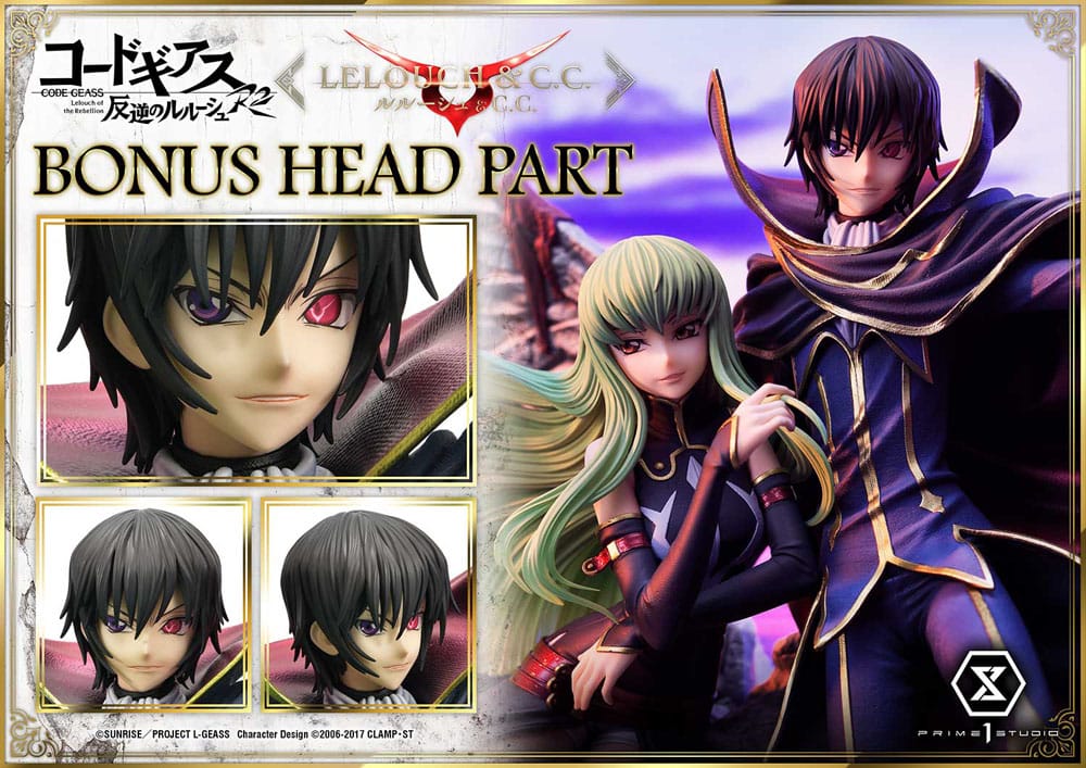 Code Geass: Lelouch of the Rebellion Concept Masterline Series Statue 1/6 Lelouch Lamperouge & C.C. 44 cm - Versand: 5-7 Tage nach Bestellung