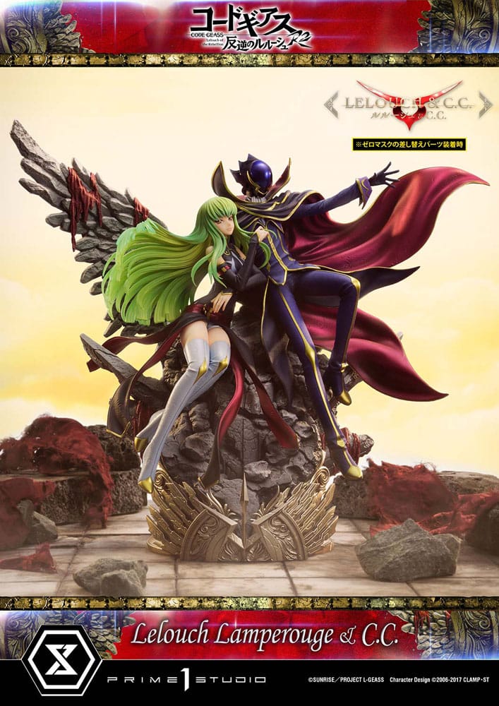 Code Geass: Lelouch of the Rebellion Concept Masterline Series Statue 1/6 Lelouch Lamperouge & C.C. 44 cm - Versand: 5-7 Tage nach Bestellung