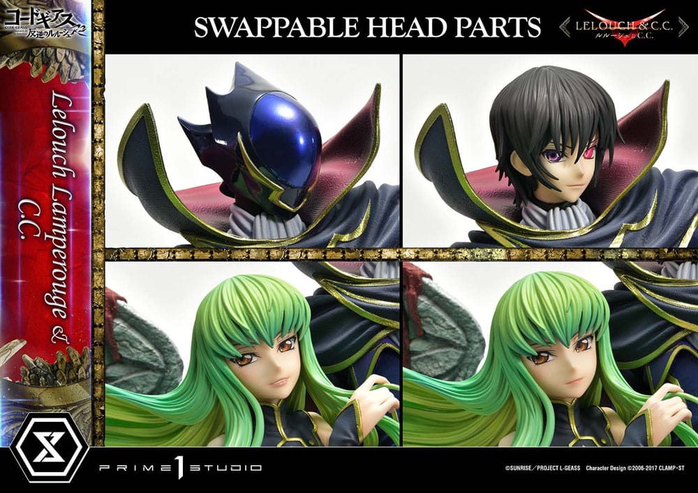 Code Geass: Lelouch of the Rebellion Concept Masterline Series Statue 1/6 Lelouch Lamperouge & C.C. 44 cm - Versand: 5-7 Tage nach Bestellung