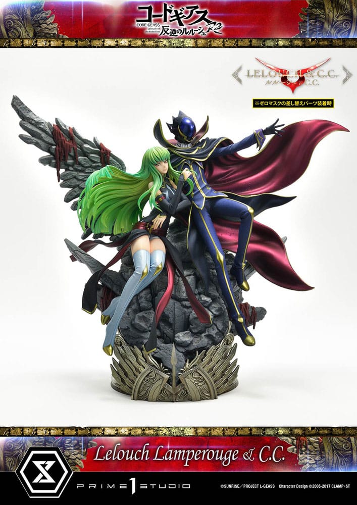 Code Geass: Lelouch of the Rebellion Concept Masterline Series Statue 1/6 Lelouch Lamperouge & C.C. 44 cm - Versand: 5-7 Tage nach Bestellung