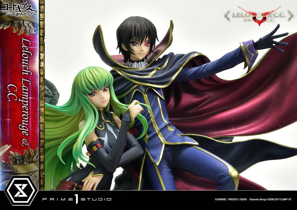Code Geass: Lelouch of the Rebellion Concept Masterline Series Statue 1/6 Lelouch Lamperouge & C.C. 44 cm - Versand: 5-7 Tage nach Bestellung